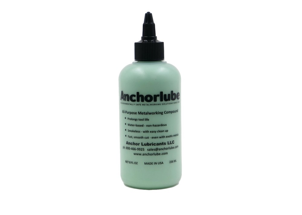 Anchorlube All-Purpose Metalworking Compound 8oz – Water-Based Cutting Fluid