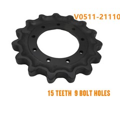 NEW Drive Sprocket For Kubota SVL65-2 SVL75 SVL75-2C SVL75-2 SVL75C V0511-21110