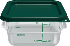 Carlisle FoodService Products Squares Square For 2-4 Quart Container, Green