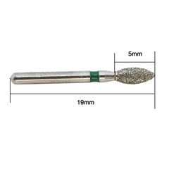 Dental Diamond Bur Football Bur FG 368/023C Coarse Grit Friction Grip High Speed