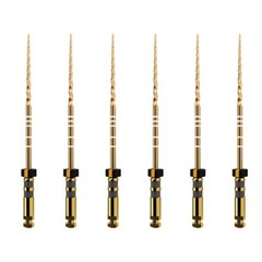 Dentsply A0411225G0403 ProTaper Gold Rotary Files 25mm F4 6/Pk PTGRF425