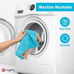 Orighty Microfiber Cleaning Cloth, Cleaning Rags, 24 Pack, 12×11 in, Grey | M…