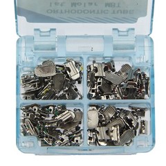 80 Tubos Ortodoncia Dental Buccal Tube 1st 2nd Molar Roth MBT 022 Conv Monoblock