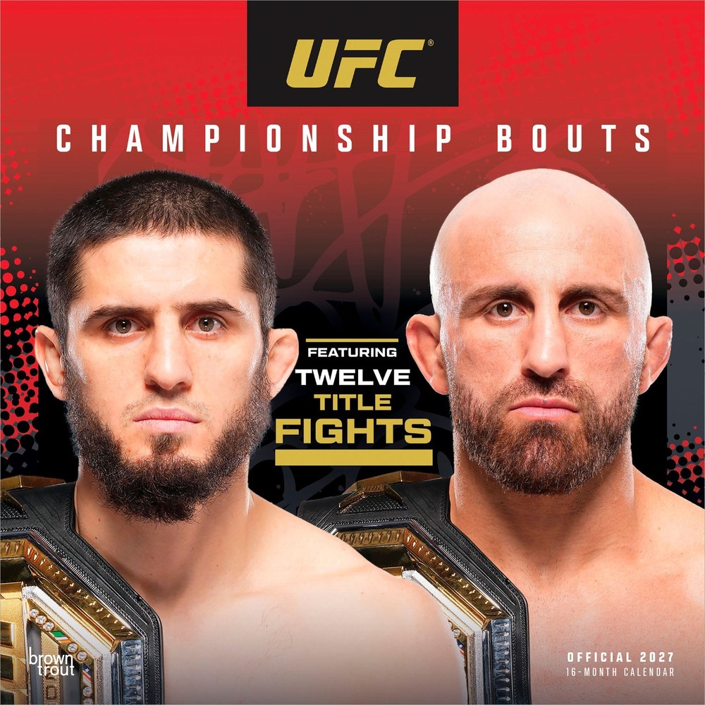 UFC Championship Bouts OFFICIAL | 2027 12×24″ (Hanging) Wall Calendar