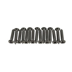 Sheet Metal Screws 1/4 in x 1-1/2 in Stainless Oval Head Phillips Drive 15 Pack