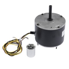 1/5 HP 208/230V Fan Motor 1100RPM Iron Black Replacement for GE Genteq HB38GR219