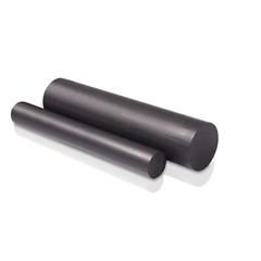 Nylon 6/6 – Polyamide Extruded Plastic Rod 2 1/2 – 2.50″ OD x 12″ Length Black
