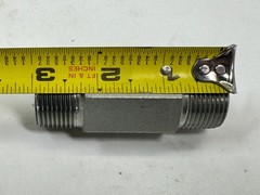 HEX NIPPLE 3/4″ Male NPT Thread x 3″ Long, Plated