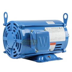 7.5 HP 3 Phase Electric Motor 3500 RPM 184T Frame ODP Open Drip Proof 230/460V