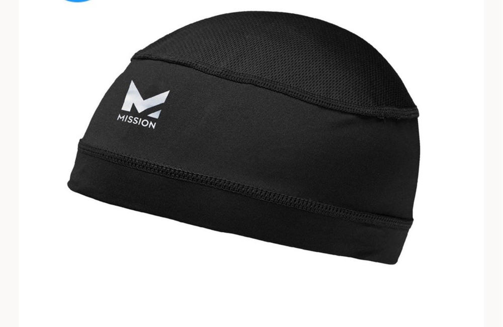 Mission Cooling Skull Cap Or Helmet Liner Black One Size Fits Most