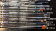 Lot of 27 pcs total, 17 Volumetric + 10 Graduated Glass Pipettes with Pumps/Bulb