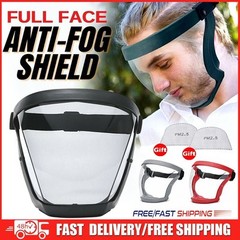 Full Face Super Protective Mask Anti-fog Shield Safety Transparent Head Cover
