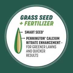 Pennington Smart Seed Sun and Shade Grass Mix 20 lb, Black Label 20 lb