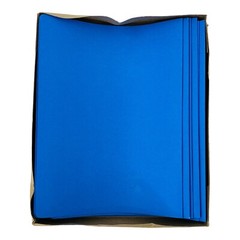 25 Count Oxford Letter Size Light Blue Panel & Border Front Report Cover