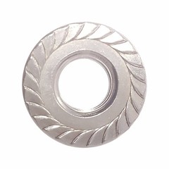 3/8-24 Stainless Steel Flange Nuts Serrated Base Lock Anti Vibration Qty 10