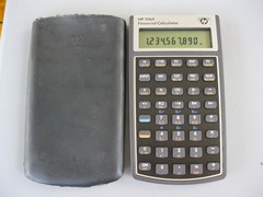 Hewlett Packard HP-10BII Financial Calculator w/case FRESH BATTERIES INSTALLED