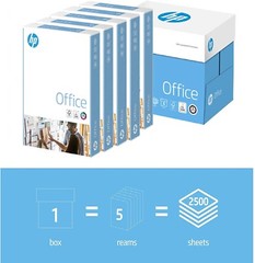 HP 80 gsm A4 White Office Copier Paper printer copier 1 2 3 4 5 reams 500 sheets