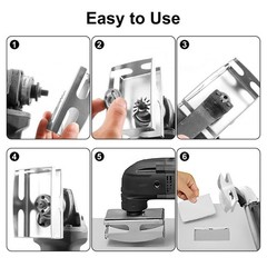 2x Drywall Square Slot Cutter for Dewalt 20V/Milwukee M18 Oscillating Multi-Tool
