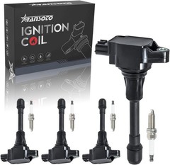 Bobinas + bujías iridio p/Nissan 1.6-2.5L 2007-2019, reemplaza UF549, 4pcs