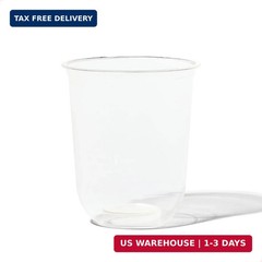 TOSSWARE NATURAL Arc – Plant Based Clear Cold Cups 16 oz – Plastic Alternative f