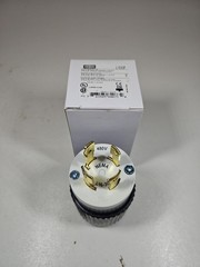 Hubbell L1630P 30A Locking Plug NEMA L16-30P 3P4W 3 Phase 480 Volt Cord Cap