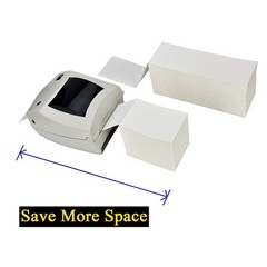 100-4000 4×6 Fanfold Direct Thermal Shipping Labels for Zebra & Rollo Printer