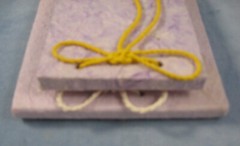 2 Handmade Natural Paper Blank Book-Journal-Diary-Notepad-Dream Book-Memo NOS