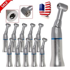10 PCS NSK Style Dental Slow Low Speed Handpiece Contra Angle Push Button