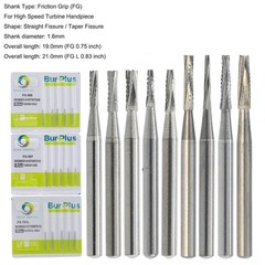 Wave Dental Carbide Burs Round Bur FG 330 1/4 2 6 8 557 High Speed Friction Grip