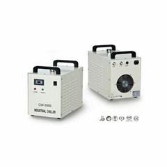 110V CW-3000DF Industrial Water Chiller for 0.8KW / 1.5KW CNC Spindle Cooling
