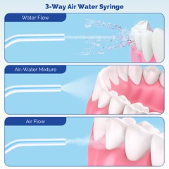 2000PCS Dental 3-Way Air Water Syringe Tips Disposable Spray Nozzles No Leakage