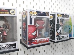IKEA SKADIS Funko Pop Box Display | Shelf Stand for UPPSPEL Pegboard Square Tray