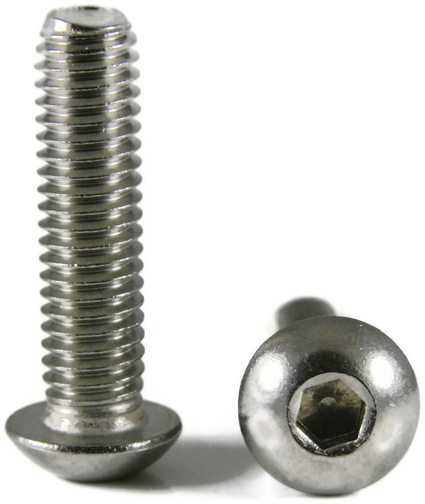 Button Head Socket Cap Screw Stainless Steel Screws 4-40 x 1/8 – 1-1/2 QTY 250