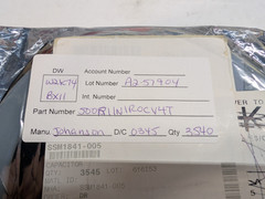 3500x Johanson Dielectrics 1pF 50V ±0.25pF C0G/NP0 SMD MLCC Capacitor SSM1841005