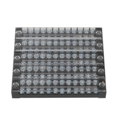5Pcs Dual Row 12 Positions Screw Terminal Electric Barrier Strip Block 15A 600V