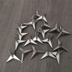 50PC Tire Puncture Spikes Heavy Portable Duty Carbon Steel Triangle Road Spikes