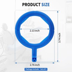 5 Set Dental Sensor Holder Dental XRay Positioning Aiming Ring Bitewing/Anterior