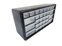 Homak 30 Drawer Parts Organizer Cabinet | Small Parts Storage | Garage Workshop