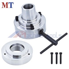 5C 5″ Collet Lathe Chuck Closer W/ Semi-finished Adp.2-1/4″ x 8 Thread Chuck