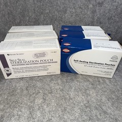 1200 Self-Sealing Sterilization Pouch, 3.5″ x 5.25” Paper Film (6 Boxes)