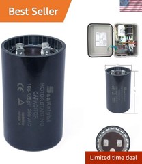 105-126 MFD (uF) Motor Start Capacitor Compatible for Franklin Control Box 28230