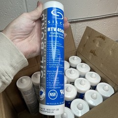 PACK OF 6 RTV 4500 Silicone Sealant Adhesive White 10.3oz – Sil-bond