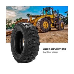 FORERUNNER 10-16.5 Skid Steer Tire (Pack of 1, Tubeless) | FORERUNNER 12 Ply …