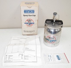New!! NOS!! OEM BINKS #81-350 Drip Proof 2 “1 Quart SPRAY GUN CUP” (MADE in USA)