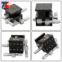 XYZ 3Axis Linear Stage Trimming Platform Bearing Tuning Sliding 60x60mm