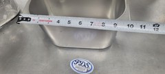 1/4 Size Hotel Steam Table Display Pans Stainless Steel