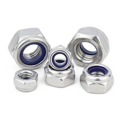 Fine Pitch Nyloc Nuts A2 Stainless Steel Fine Thread Nylon Lock Nuts M8 – M20