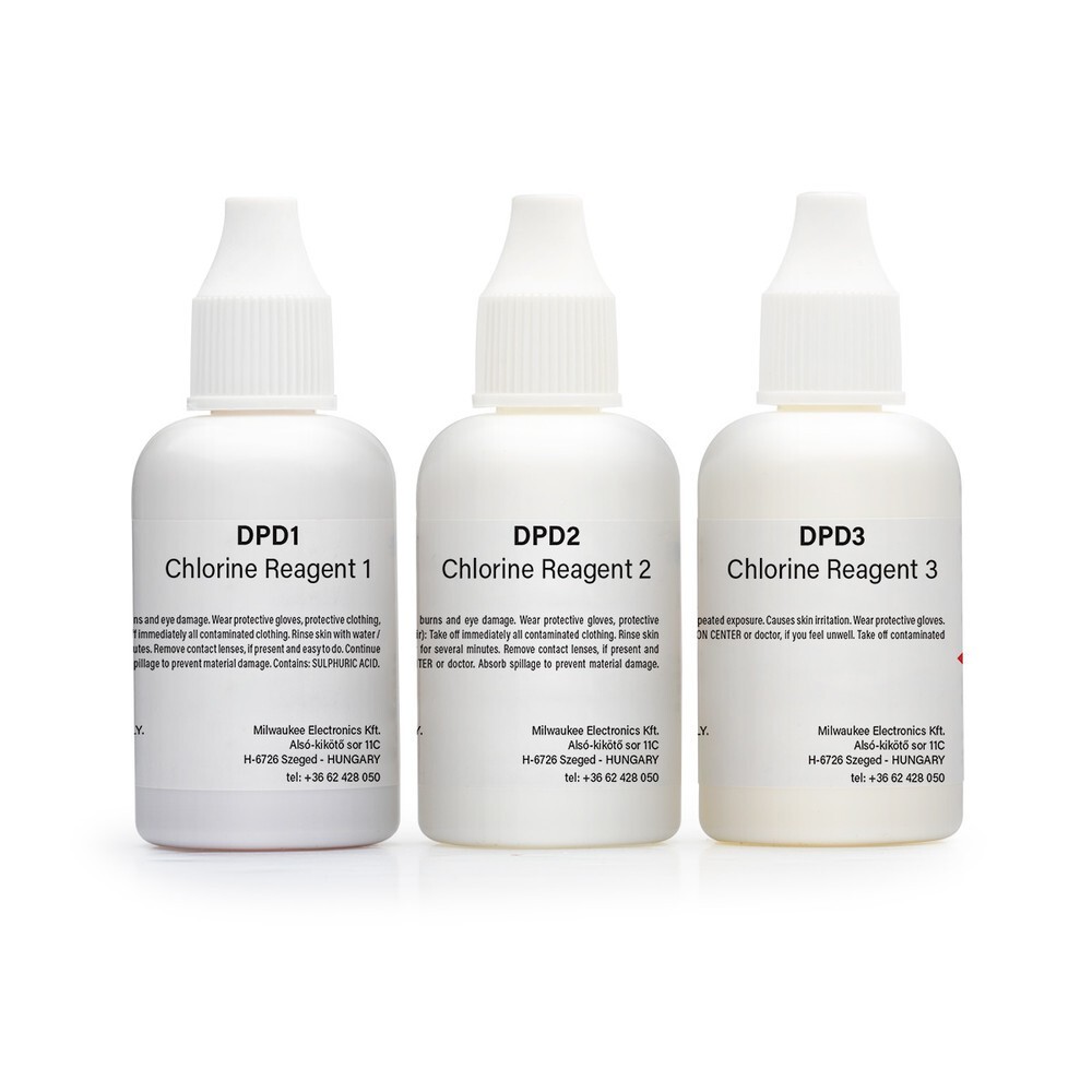 Milwaukee Mi504-100 Reagent Kit for Free & Total Chlorine, 100 Tests