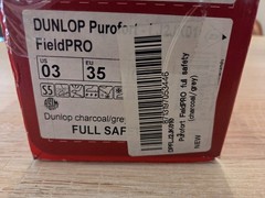 Dunlop Purofort FieldPRO ASTM full safety (charcoal/grey) Boots Size 3