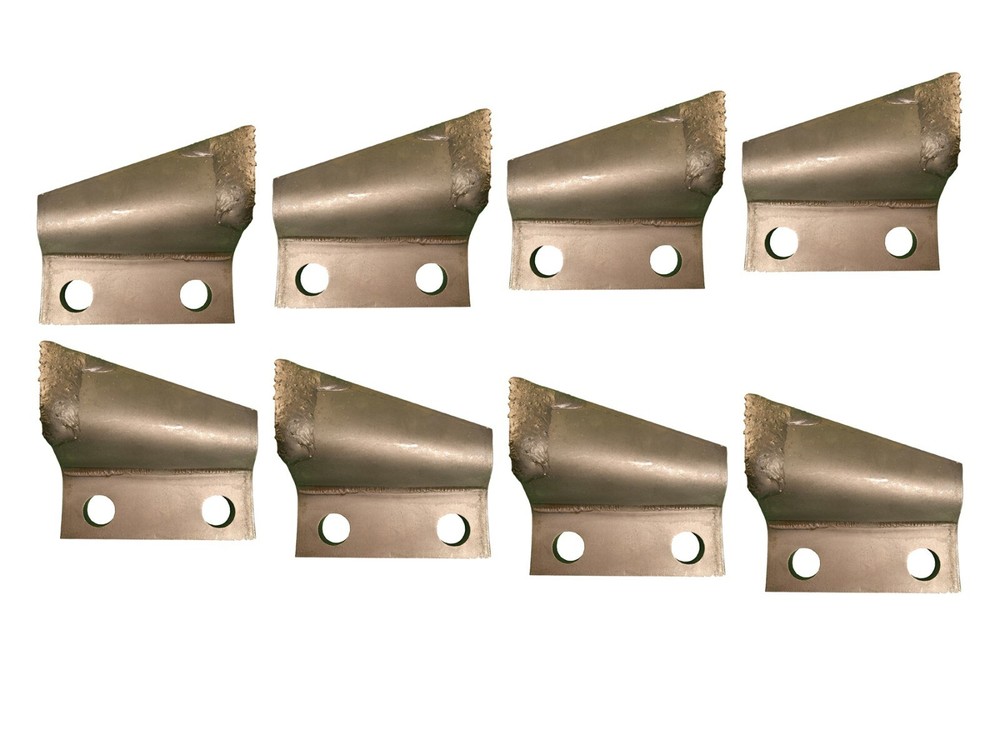 4 RH & 4 LH Carbide Trenching Teeth- B135910, B135911, 3″ Centers on Bolt Hole